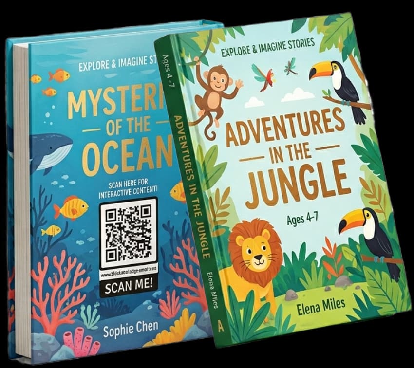 Children'S Set With Qr Code