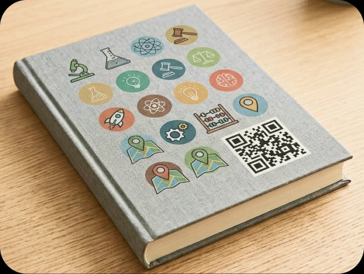 Education Book QR Code Cover
