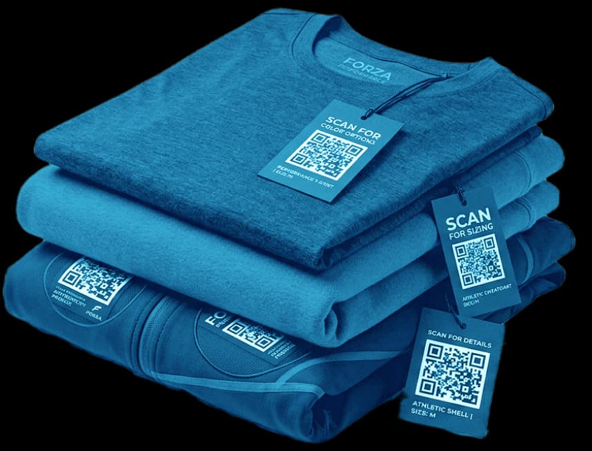 Apparel Stack QR Code Print