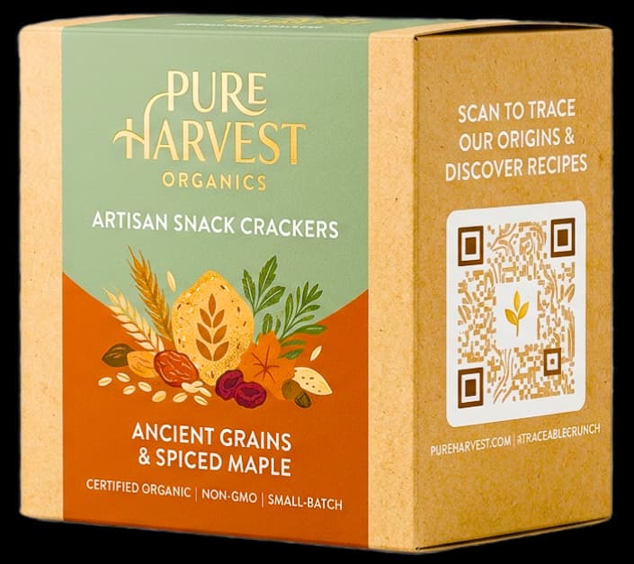 Food Box QR Code Design