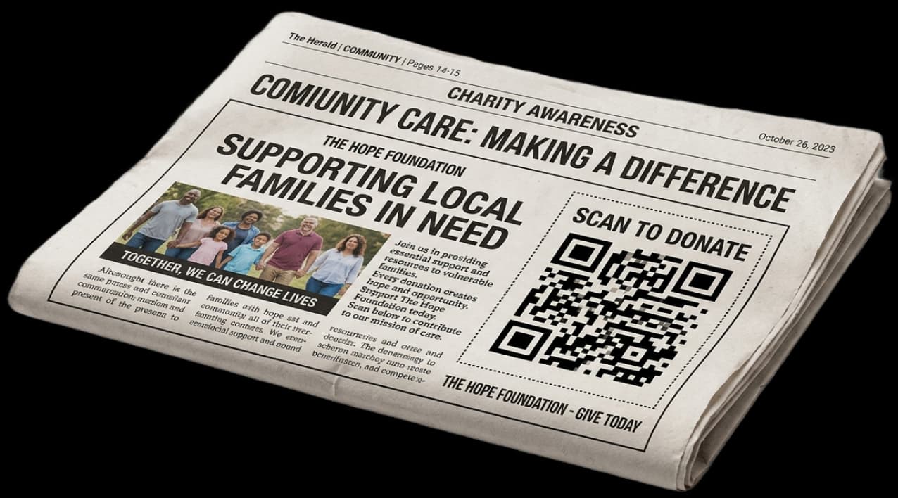 QR Codes on Magazines & newspapers | Weely AI