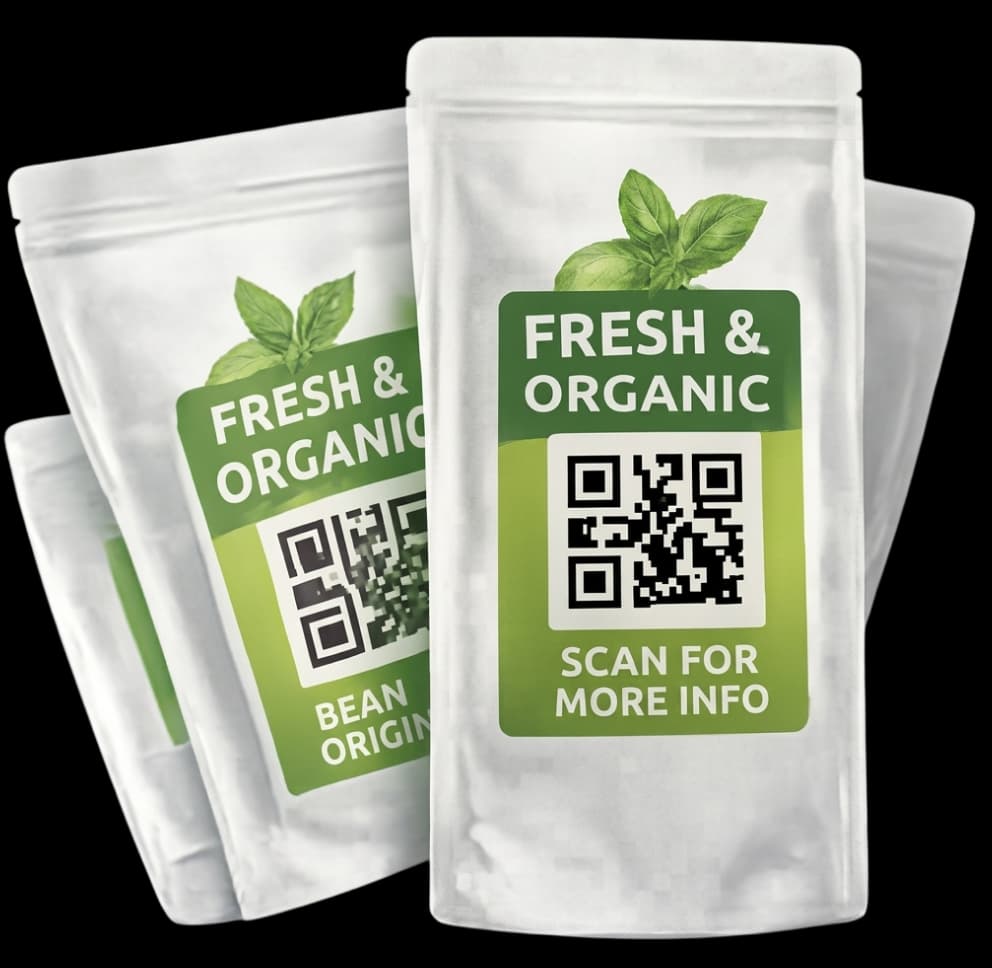 Retail Packaging With QR Label
