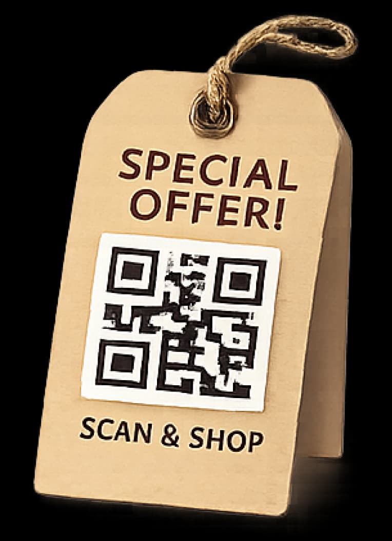 Small Tag With QR Code