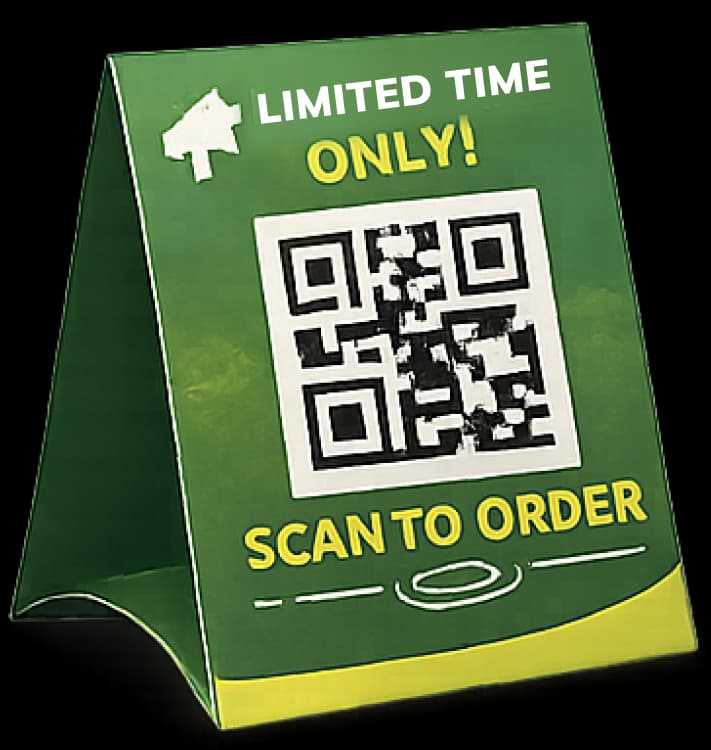 Table Display QR Stand