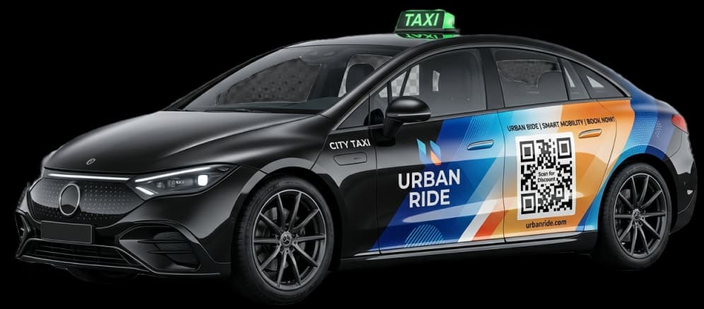 Car Display With QR Code