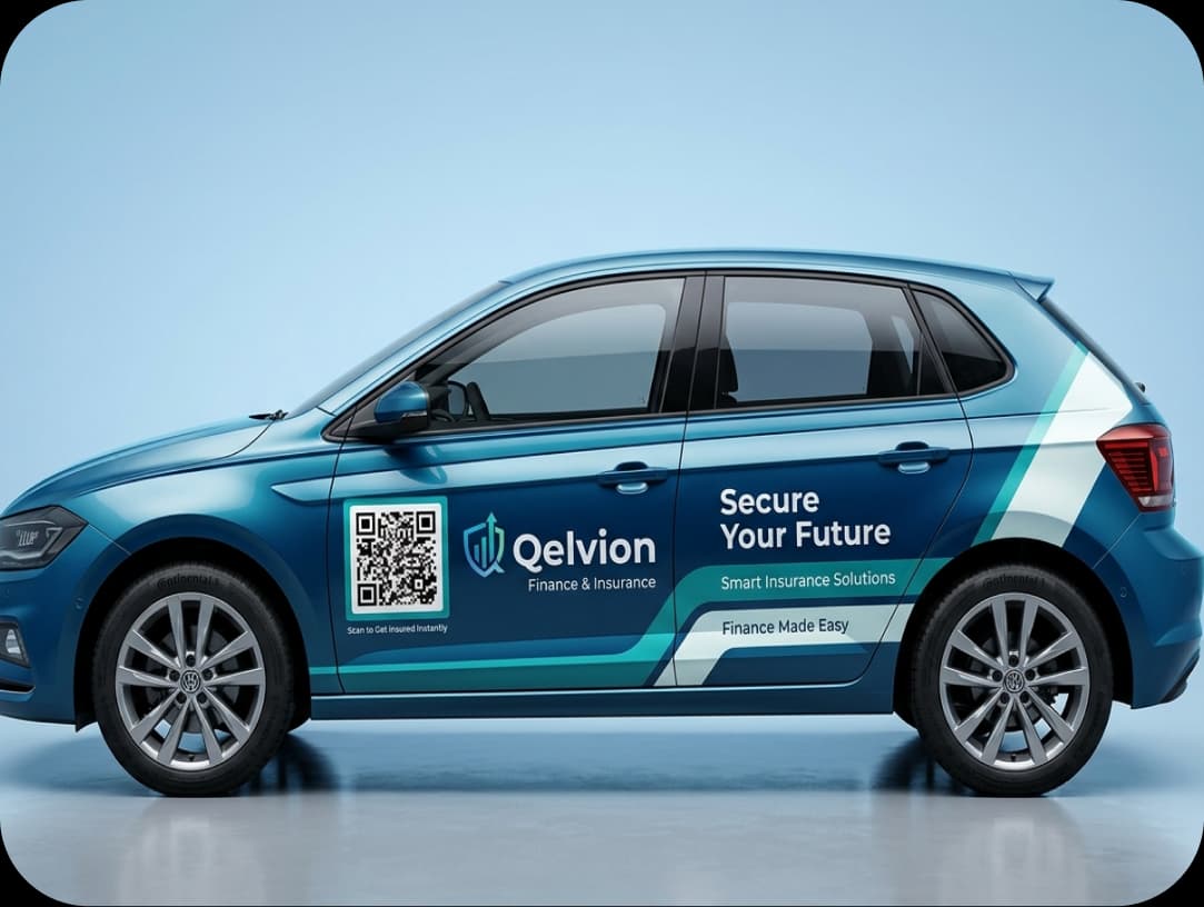 Corporate Sedan QR Code Display