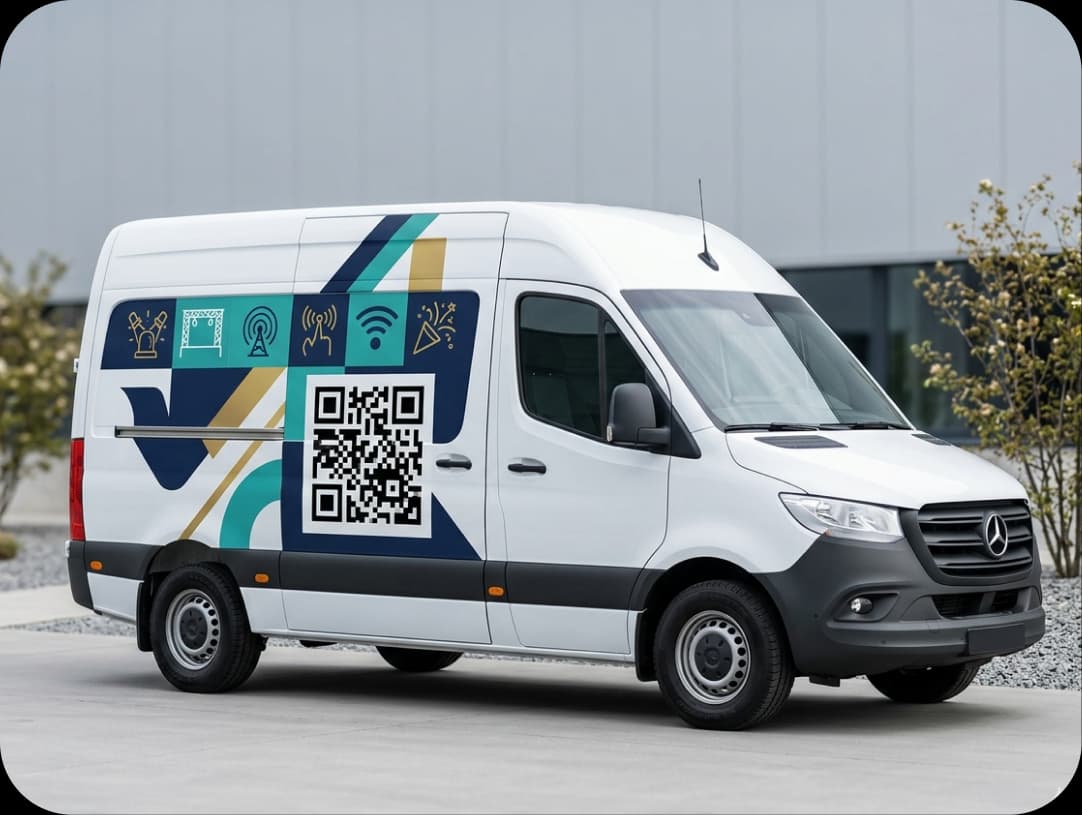 Event Van QR Code Branding