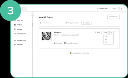Download Your QR Code