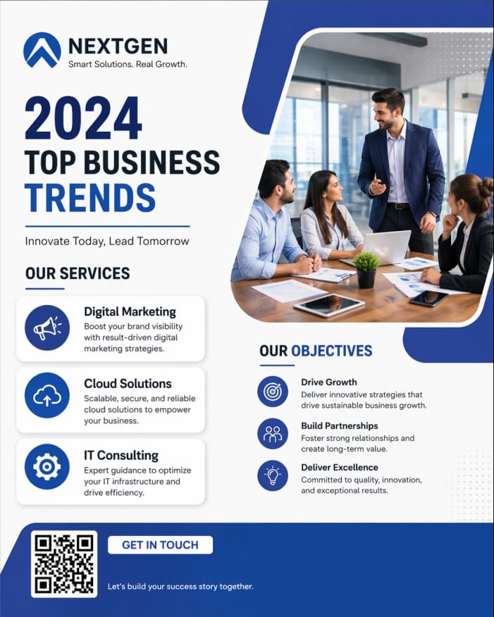 Business Flyer QR Co