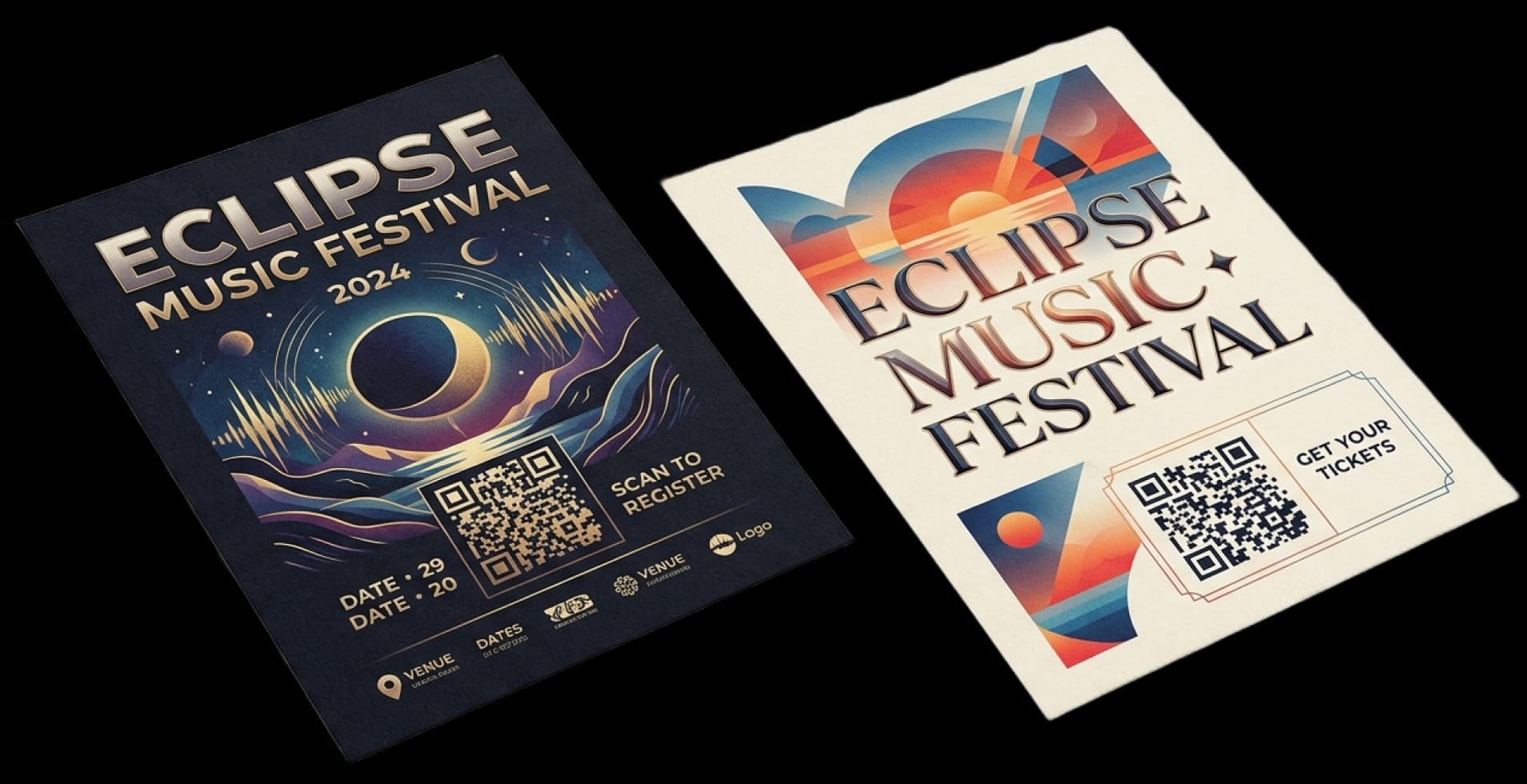 Concert Poster QR Code