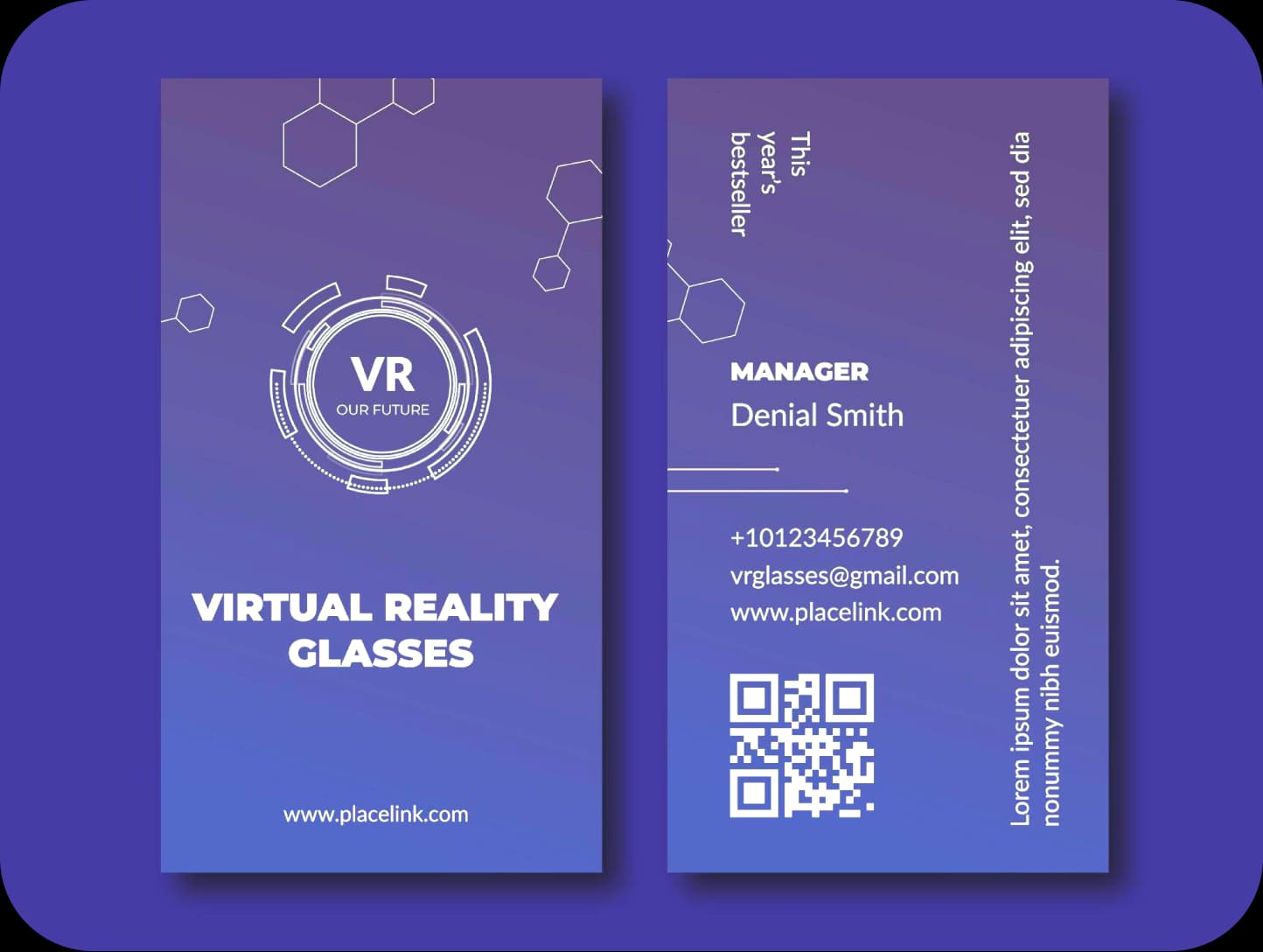 Digital Card QR Code Display