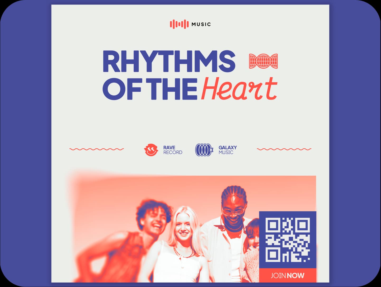 Event Flyer QR Code Design