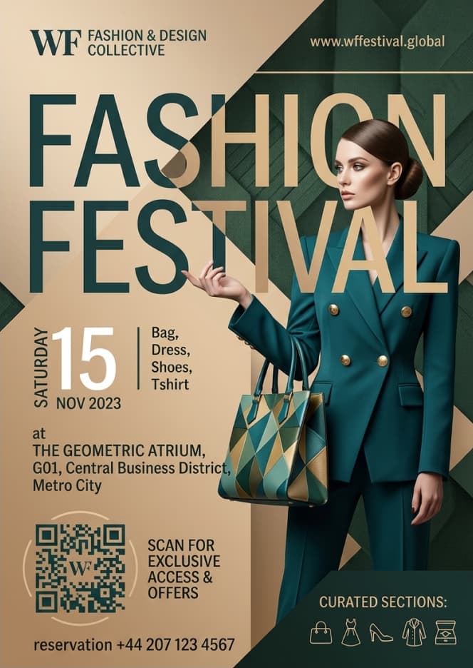 Fashion Poster QR Code