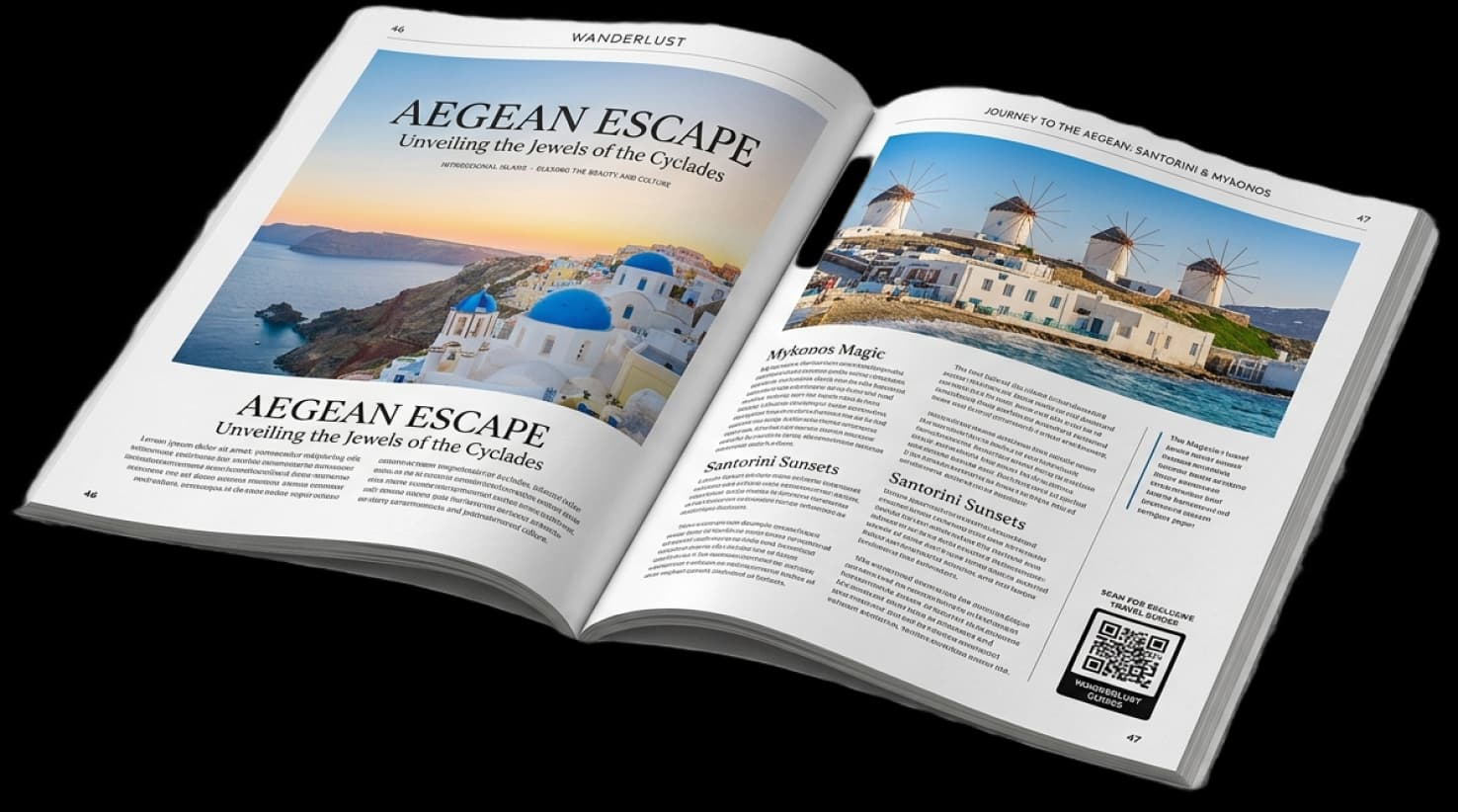 Article Layout With QR Code Article Layout With QR Code