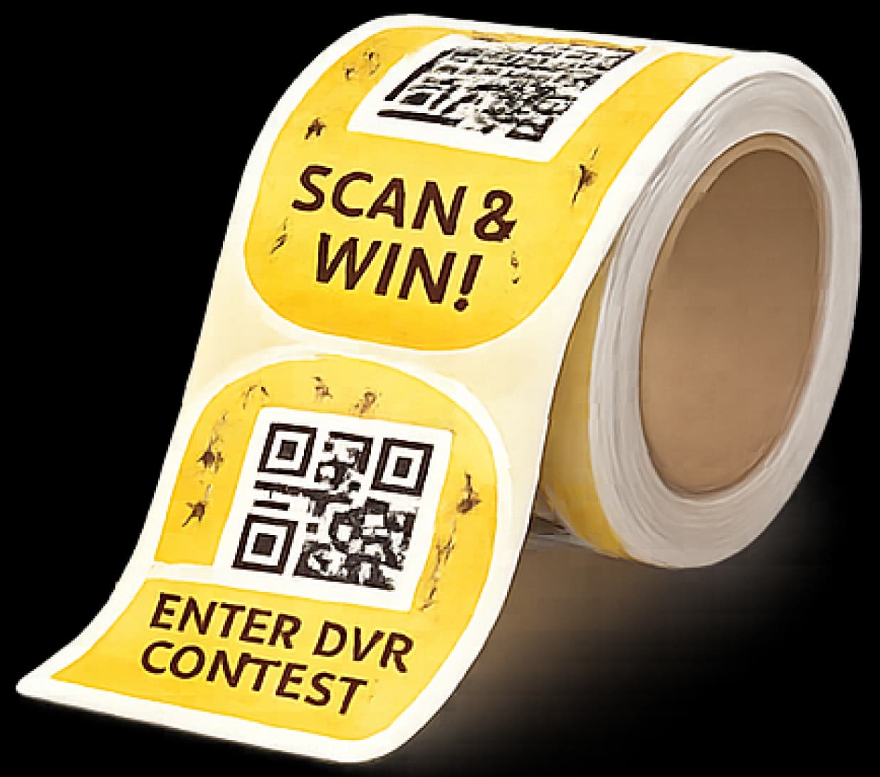 Qr Sticker Rolle QR Codes on Stickers & labels | Weely AI