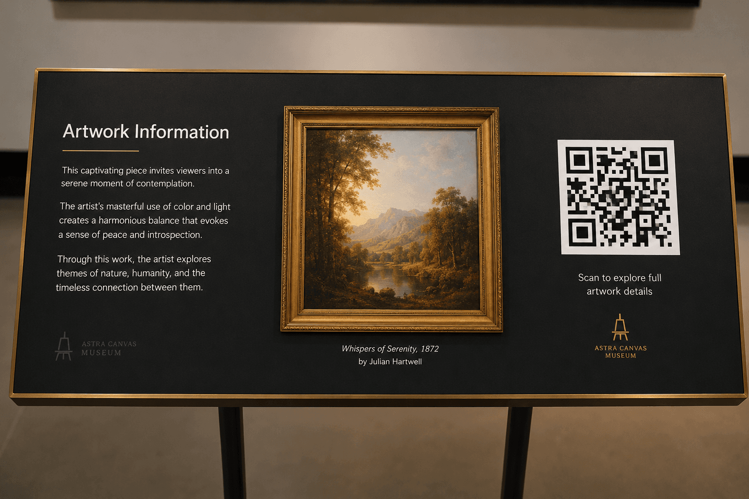 Artwork Information Display